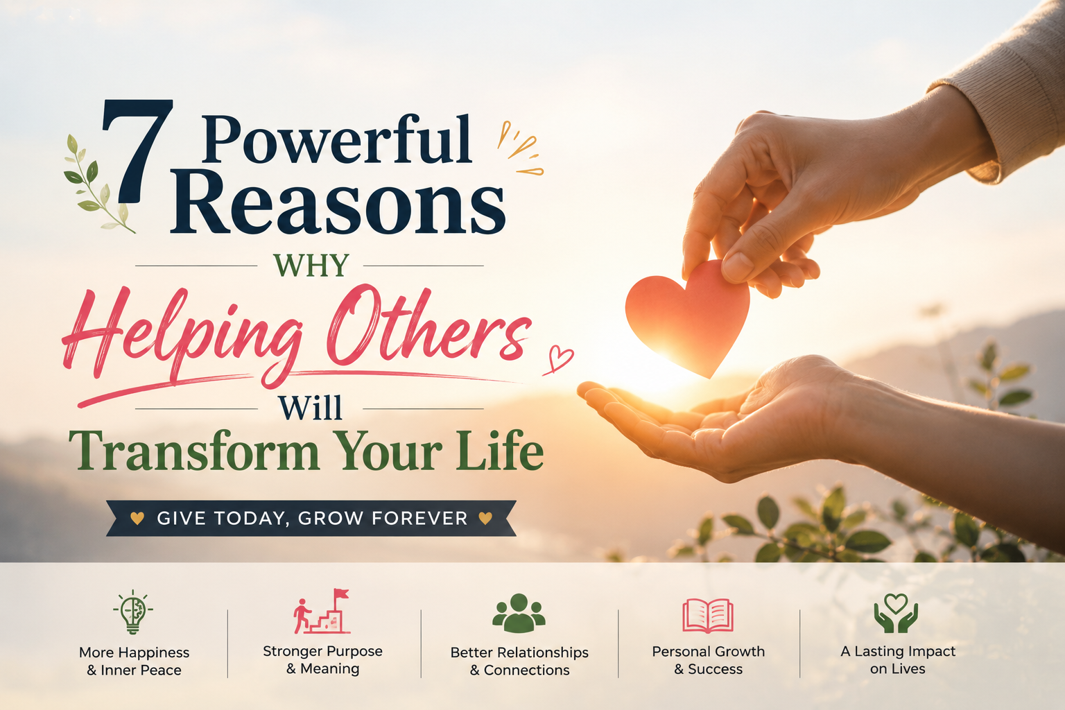 7 Powerful Reasons Why Helping Others Will Transform Your Life