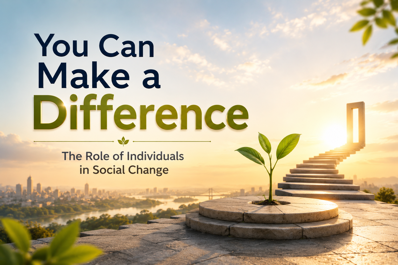 You Can Make a Difference: The Role of Individuals in Social Change