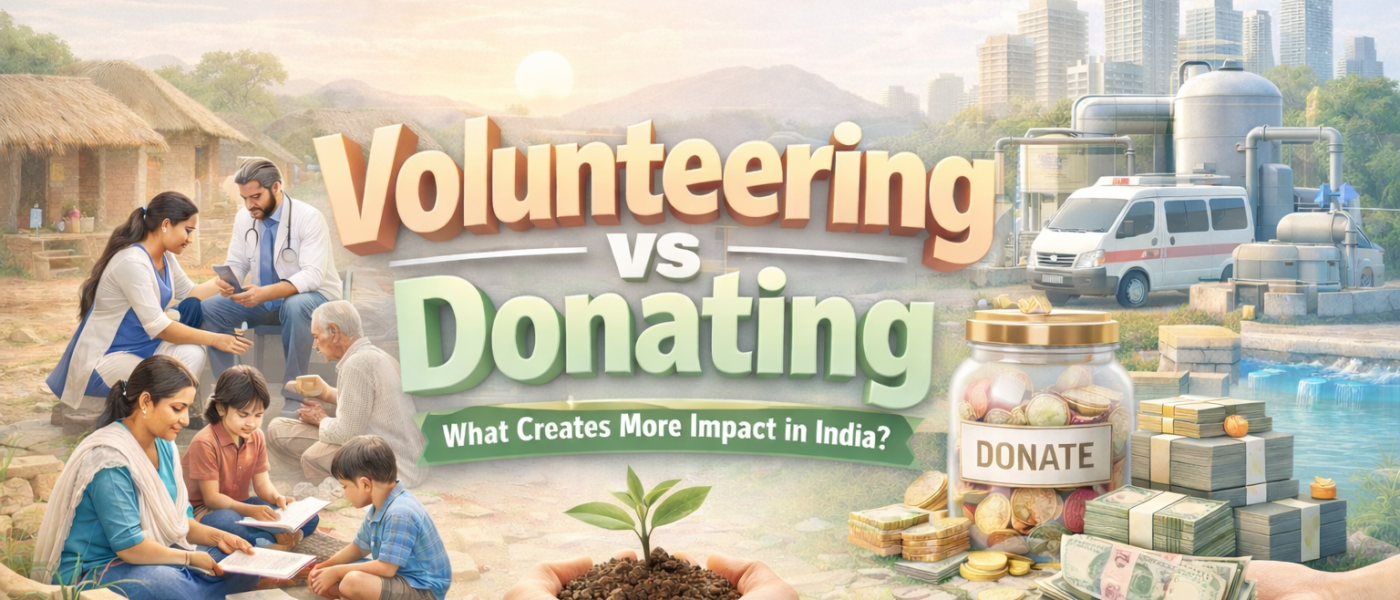 Volunteering vs Donating